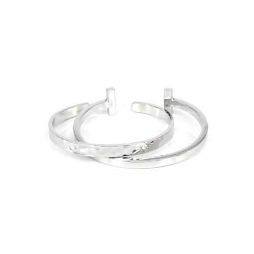 DORIE SILVER BANGLE SET