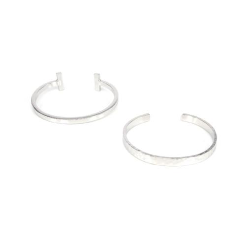 DORIE SILVER BANGLE SET