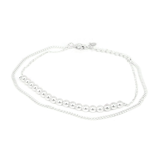 JORYA SILVER PEARL BRACELET