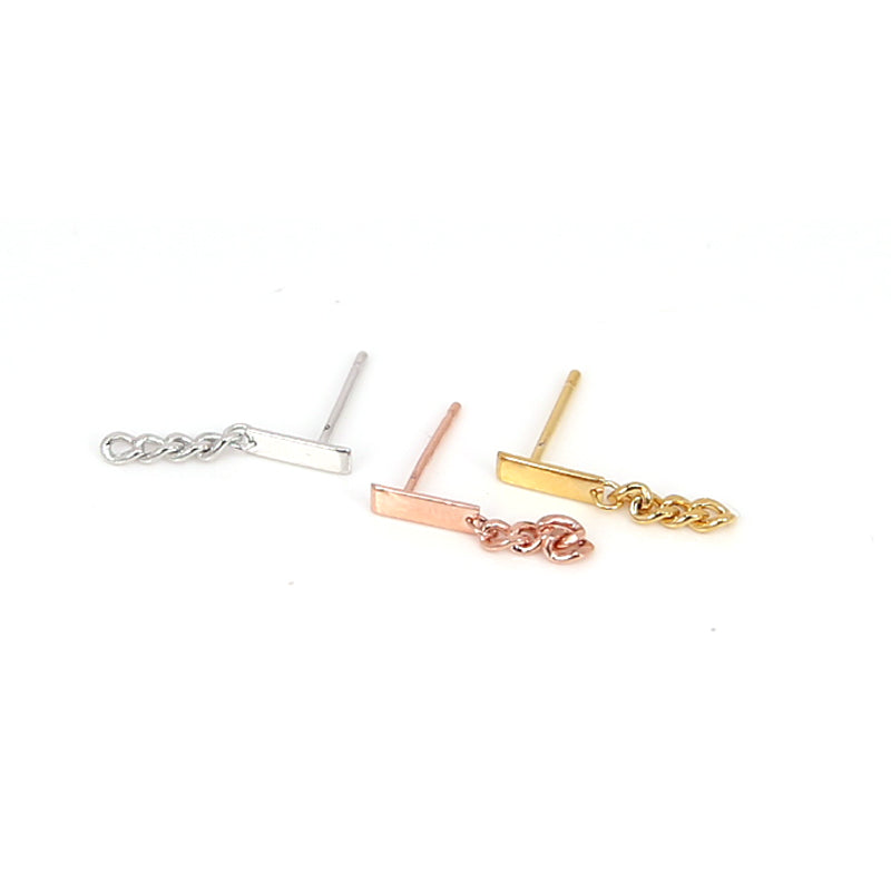 THEO CHAIN EAR STUDS