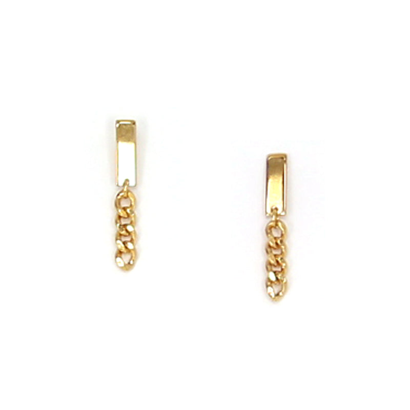 THEO CHAIN EAR STUDS