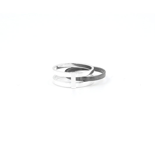 TWO TONE RING SET