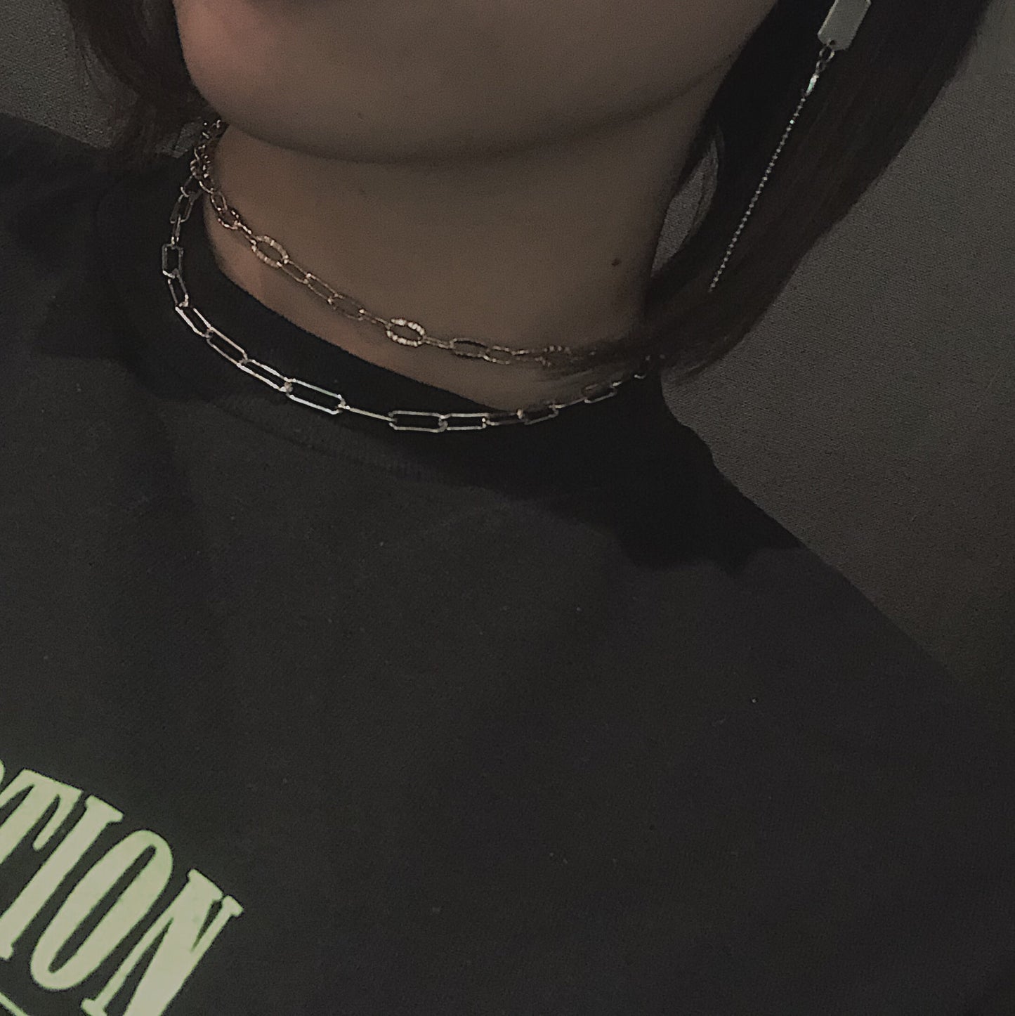 HEZE CHAIN CHOKER NECKLACE